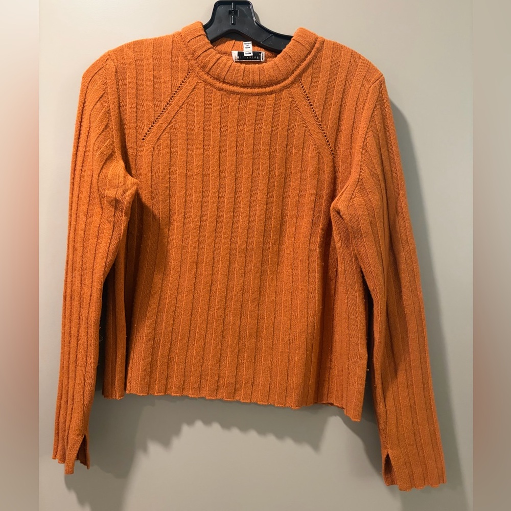 Equipment Orange Sweater size M